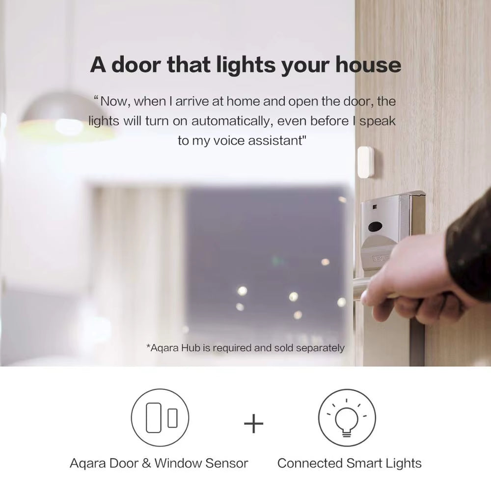 Door Window Sensor Zigbee Wireless Connection Alarm Smart Mini Door Sensor Mijia for Xiaomi Gateway Mi Home Homekit APP
