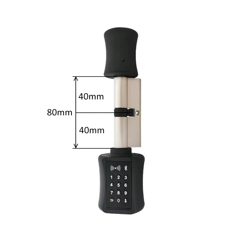 Ttlock Bluetooh Cylinder Smart Lock Remote Control Keyless Electronic Door Lock APP Wifi Digital Code RFID Card Lock