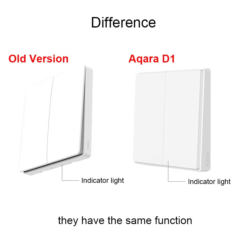Smart Switch Light Remote Control Zigbee Wifi Wireless Key Wall Switch D1 Work with Gateway 3 Hub Homekit Mi Home
