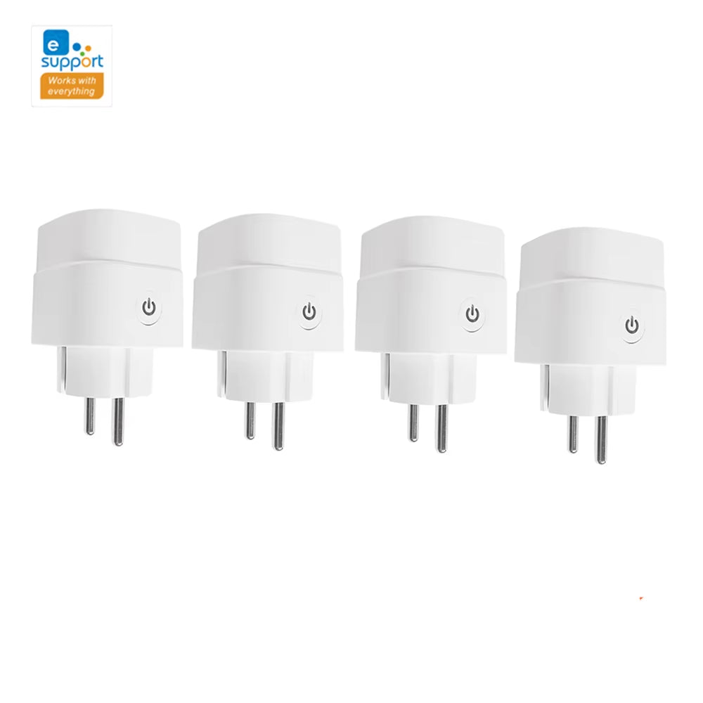 Wifi Smart Plug Sockets 16A EU Plug Tuya Smart Life APP Work with Alexa Google Home Smart-Home Automation EU UK Plug Yandex