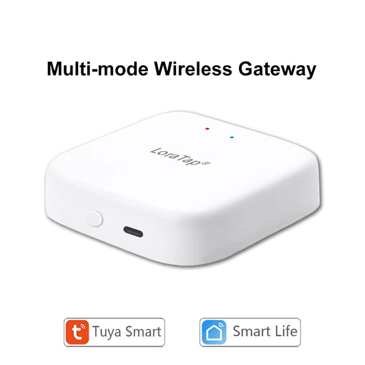 Tuya Multi-Mode Wifi Zigbee 3.0 Bluetooth Mesh Gateway Hub Bridge Wireless and Wired Smart Life App Remote Control