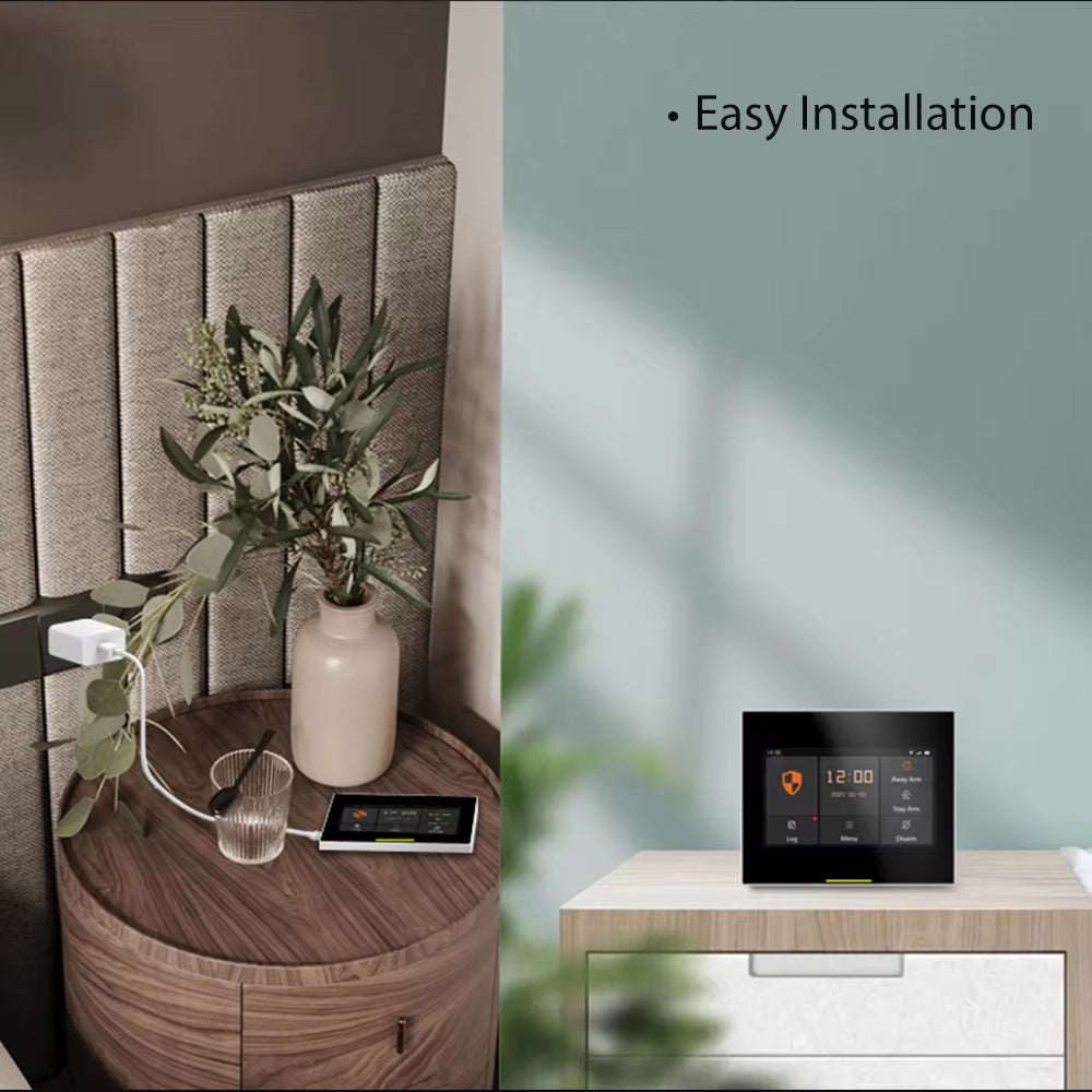 Wireless 4G Home Security Alarm System 433Mhz Smart Wifi Burglar Alarm with Tuya Solar Siren Support 200 Accessories
