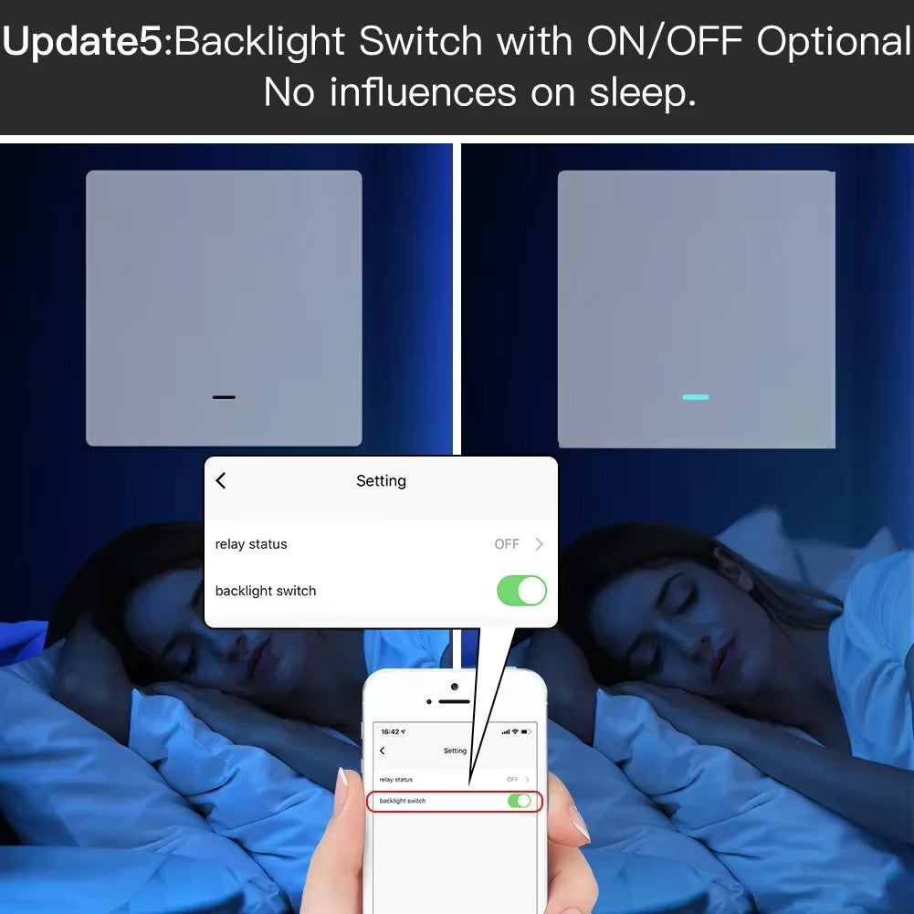 Tuya Zigbee Smart Light Switch No Neutral Wire No Capacitor Needed Smart Life 2/3 Way Works with Alexa Google Home 2Mqtt