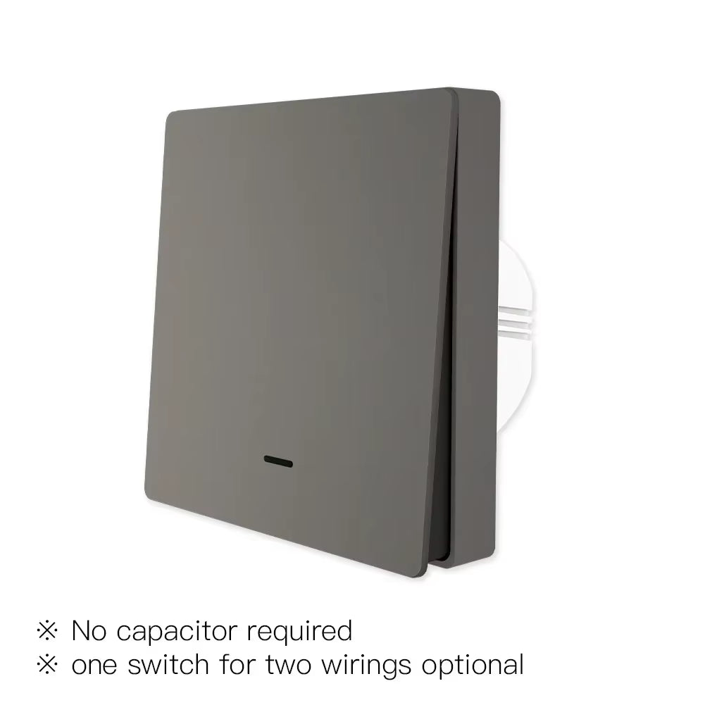 Tuya Zigbee Smart Light Switch No Neutral Wire No Capacitor Needed Smart Life 2/3 Way Works with Alexa Google Home 2Mqtt