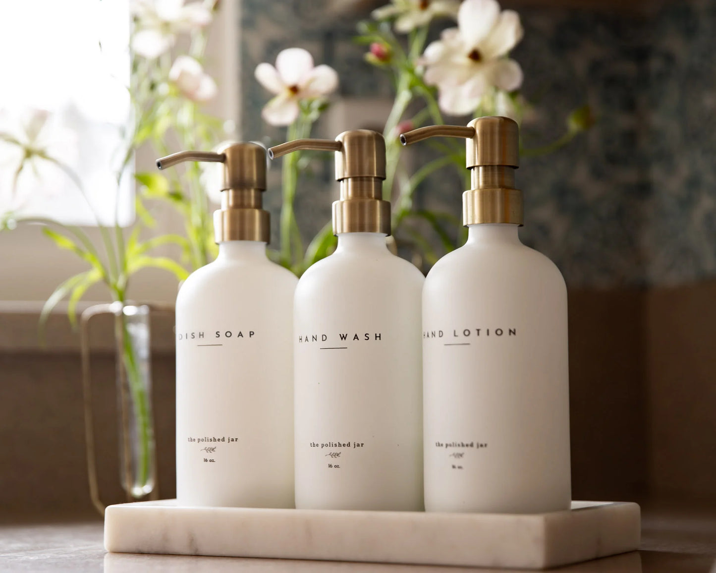 Marble Kitchen Essentials Set