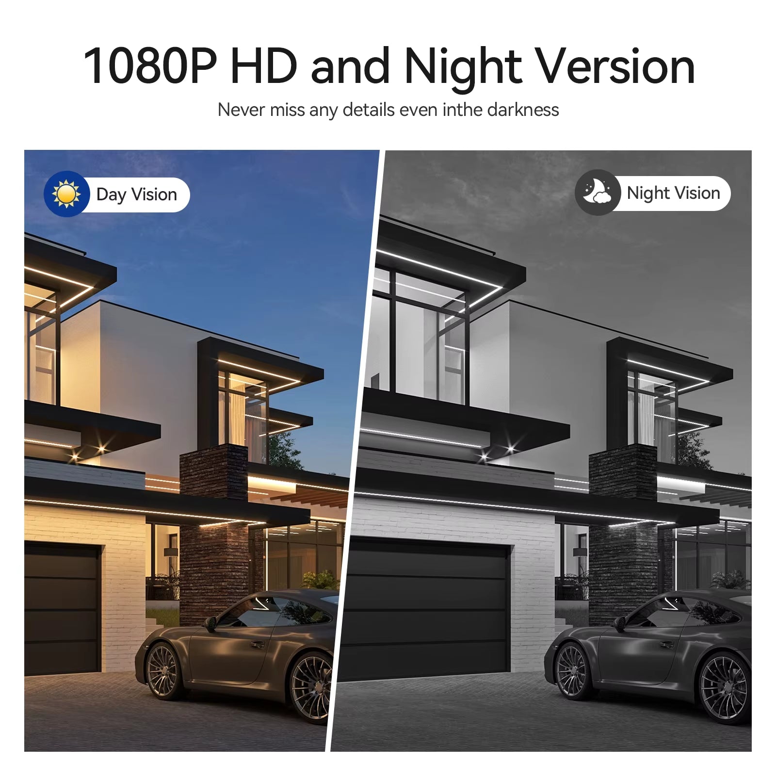 2-Wire  Wifi Video Doorphone Doorbell Intercom 7 Inch 1080P Touchscreen Monitor App/Swipe/Card 4In1 Unlock Tuya App