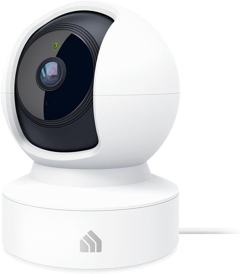 Kasa EC70 Indoor Pan/Tilt Smart Security Camera - 1080P HD with Night Vision, Motion Detection, Cloud & SD Card Storage, Compatible with Alexa & Google Home, White