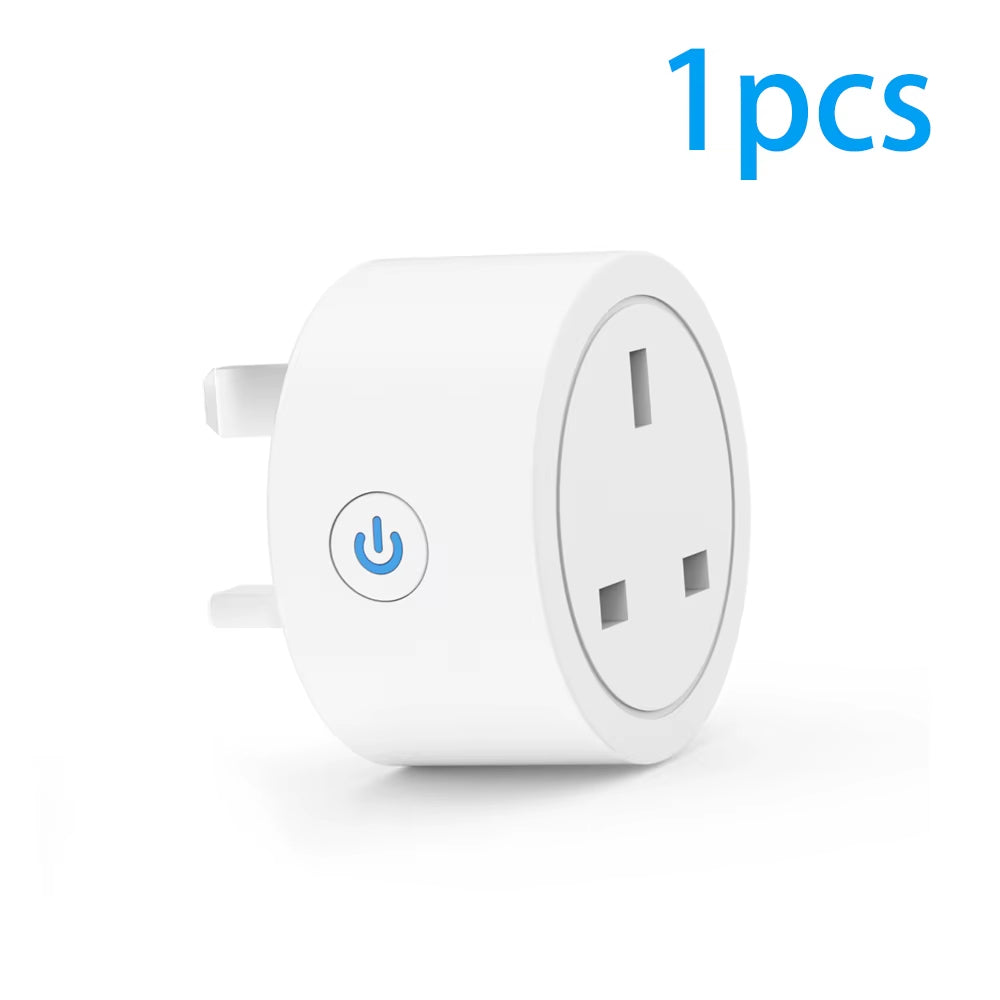 Wifi Smart Plug Sockets 16A EU Plug Tuya Smart Life APP Work with Alexa Google Home Smart-Home Automation EU UK Plug Yandex