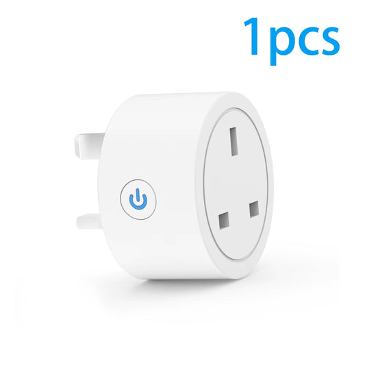 Wifi Smart Plug Sockets 16A EU Plug Tuya Smart Life APP Work with Alexa Google Home Smart-Home Automation EU UK Plug Yandex