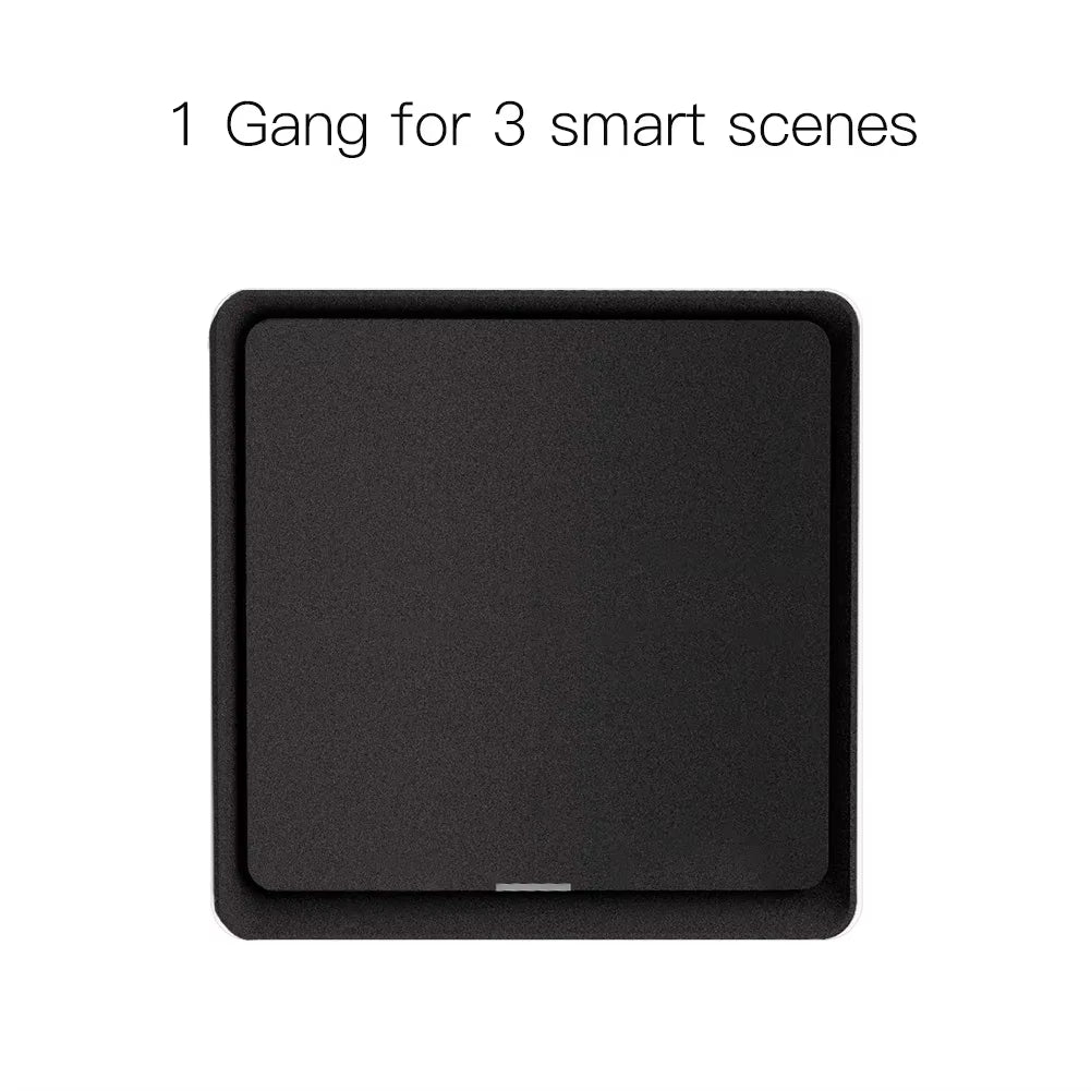4 Gang Tuya Zigbee Wireless 12 Scene Switch Push Button Controller Battery Powered Automation Scenario for Tuya Devices