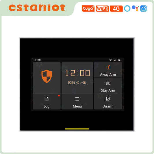 Wireless 4G Home Security Alarm System 433Mhz Smart Wifi Burglar Alarm with Tuya Solar Siren Support 200 Accessories