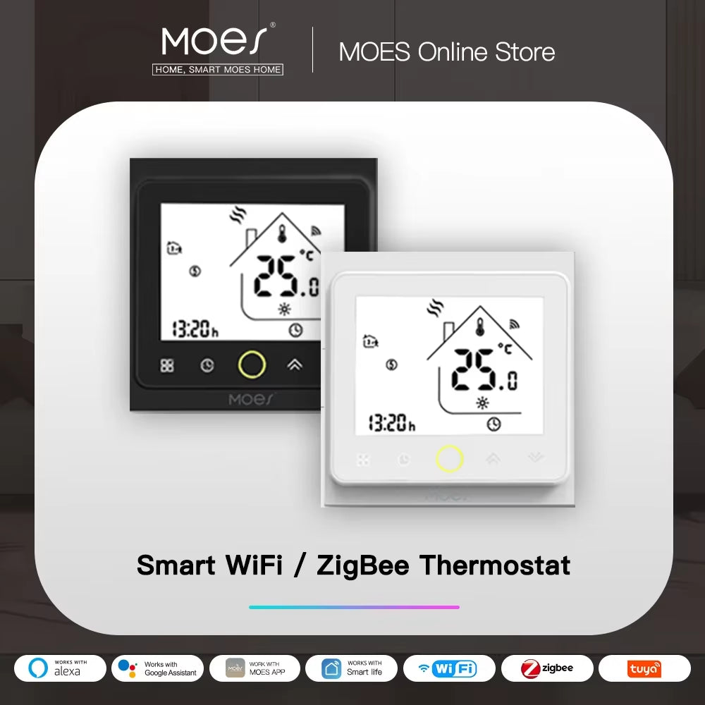 Smart Wifi Thermostat Temperature Controller Water Electric Warm Floor Heating Water Gas Boiler Works with Echo Google Home Tuya