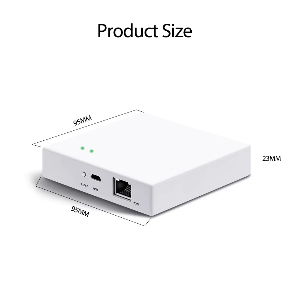 Tuya Multi-Mode Wifi Zigbee 3.0 Bluetooth Mesh Gateway Hub Bridge Wireless and Wired Smart Life App Remote Control