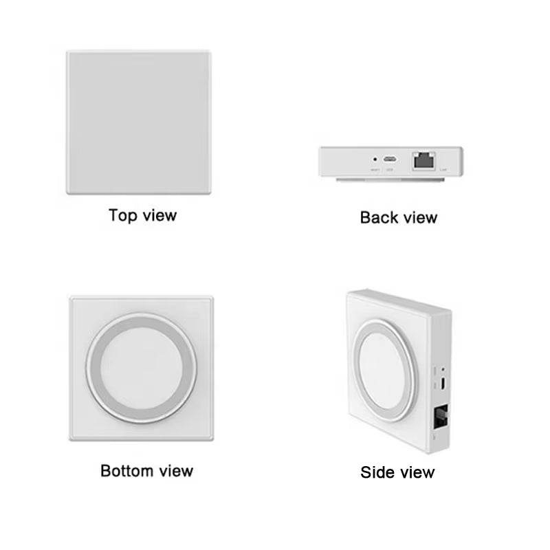 Tuya Multi-Mode Wifi Zigbee 3.0 Bluetooth Mesh Gateway Hub Bridge Wireless and Wired Smart Life App Remote Control