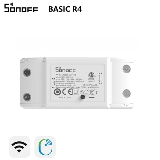 Basic R2 R4 Wifi DIY Interruptor Smart Switch Remote Controller Smart Home Ewelink Control Work with Alexa Google Home