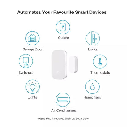 Door Window Sensor Zigbee Wireless Connection Alarm Smart Mini Door Sensor Mijia for Xiaomi Gateway Mi Home Homekit APP