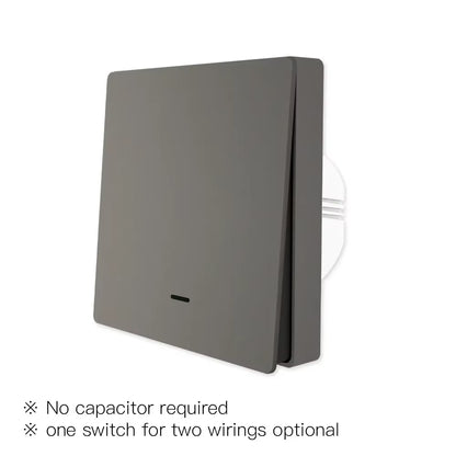 Tuya Zigbee Smart Light Switch No Neutral Wire No Capacitor Needed Smart Life 2/3 Way Works with Alexa Google Home 2Mqtt