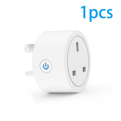 Wifi Smart Plug Sockets 16A EU Plug Tuya Smart Life APP Work with Alexa Google Home Smart-Home Automation EU UK Plug Yandex