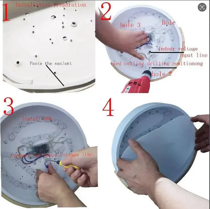 Energy Efficient LED Ceiling Light for Room Decoration - Living Room Bedroom Corridor Balcony Lighting Home Appliance
