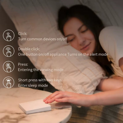 Smart Switch Light Remote Control Zigbee Wifi Wireless Key Wall Switch D1 Work with Gateway 3 Hub Homekit Mi Home